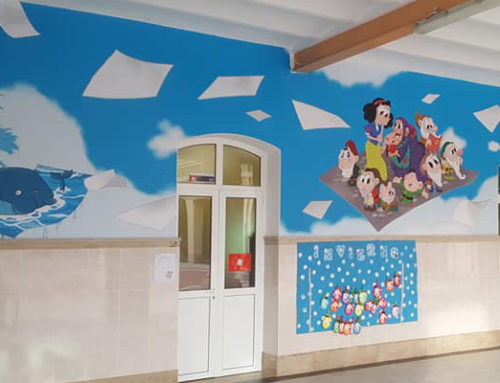 Érase un mural sobre cuentos en Santander